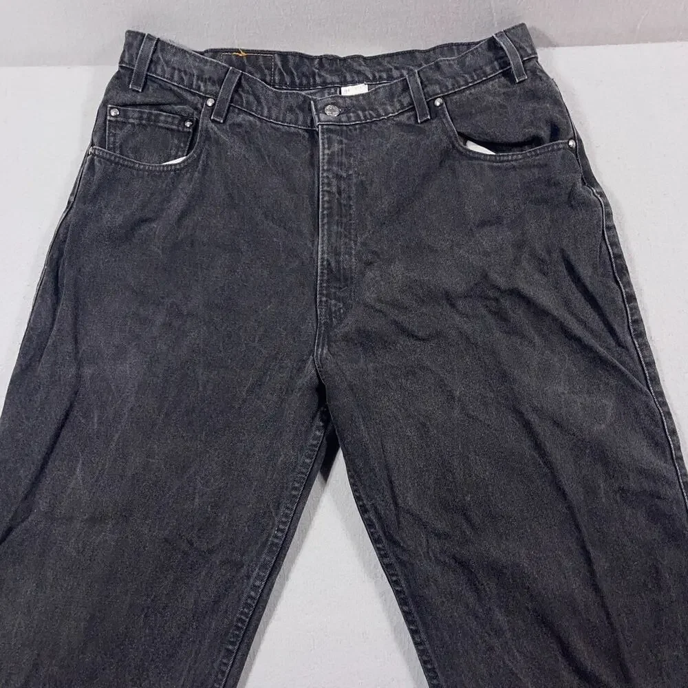 Vintage‎ Levi's 513 Loose Fit Jeans Men 40x34 Black Denim Made in USA 90s